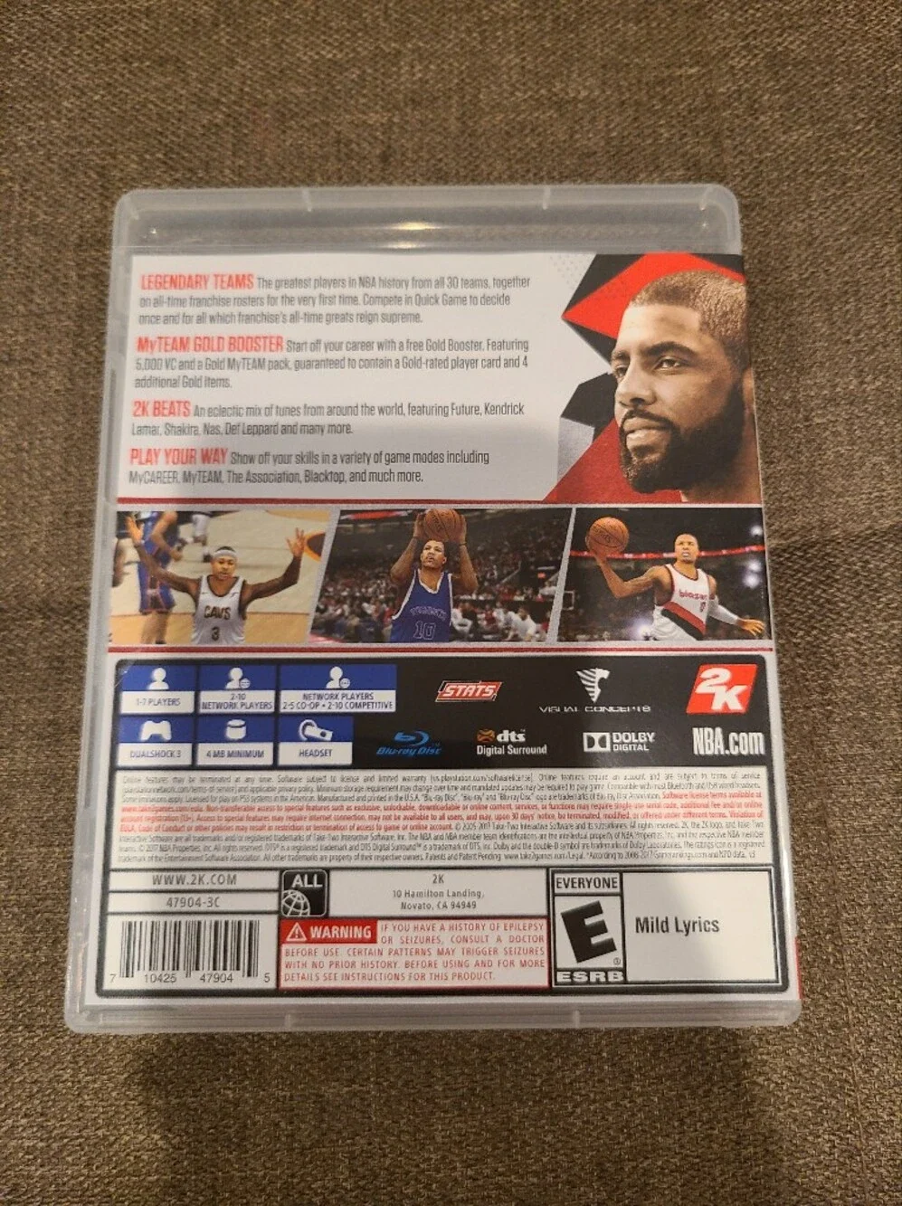 NBA 2K18 (Sony PlayStation 3, 2017)